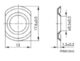 Insulating washer: B65812A5000X000