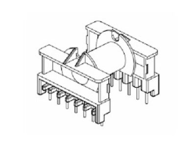 Spulenbildner: Patron Bobbin ETD4401 9+9pin -1s,horizont