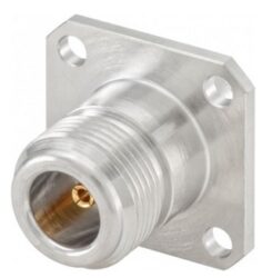 Rosenberger: 53K407-108N5 - Rosenberger: 53K407-108N5 RF Coaxial Connector N Female/Jack 4-hole flange Panel Mount RG58 RG 141 (d-4,9mm) 50Ohm