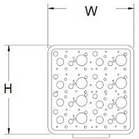 ASSORTMENT GROUPS EMC shielding FOF Rectangle gap 5,0mm-9,99mm