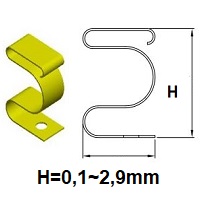 SORTIMENTGRUPPEN EMV-Kontakt SMD Hhe 0,1-2,9mm